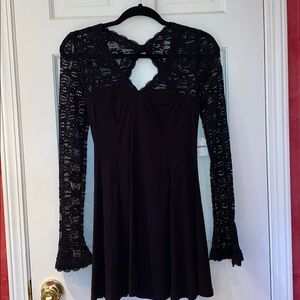 black lace free people dress